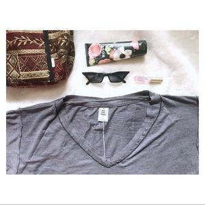 Grey Free People T-shirt